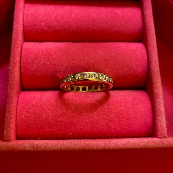 Appraised Size 5 Diamond Eternity Band - Picture 2 of 9